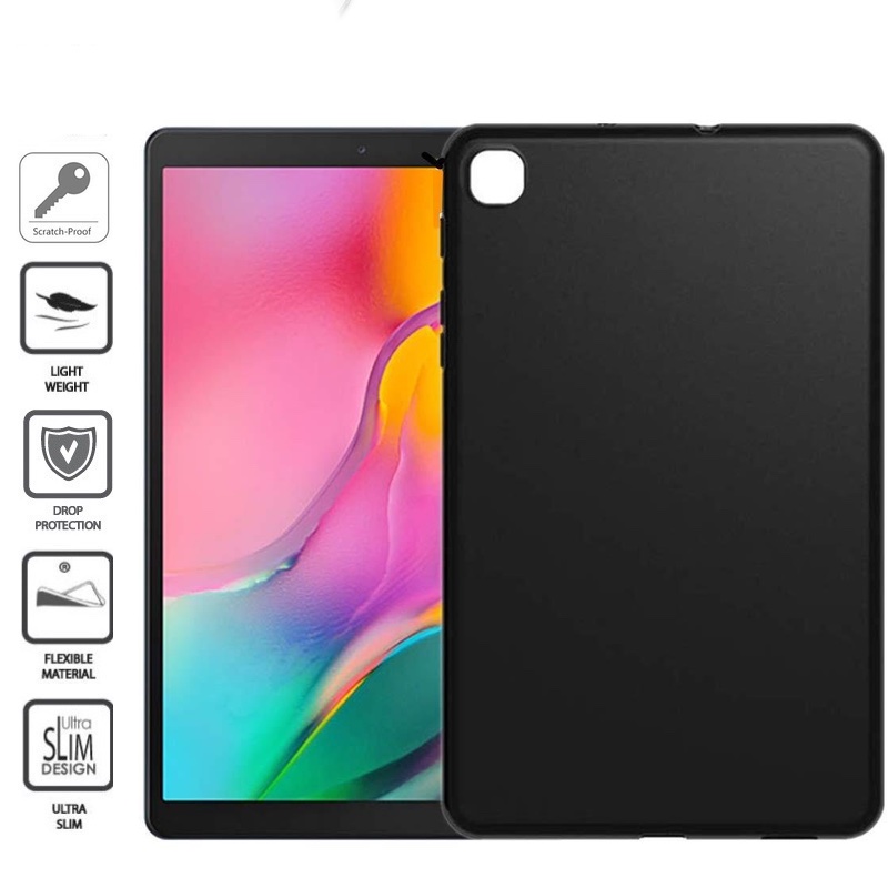 Silikoninis dėklas planšetei - juodas (Galaxy Tab S5E 10.5 (T725/T720) Silikoninis dėklas planšetei - juodas (Galaxy Tab S5E 10.5 (T725/T720)